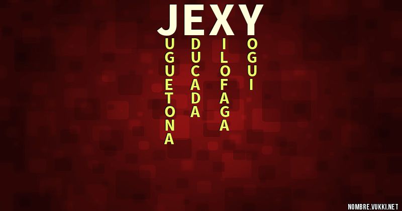 Acróstico jexy