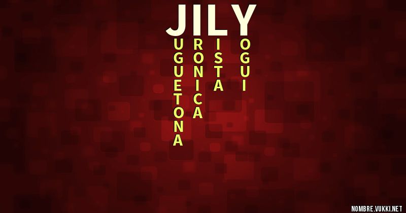 Acróstico jily