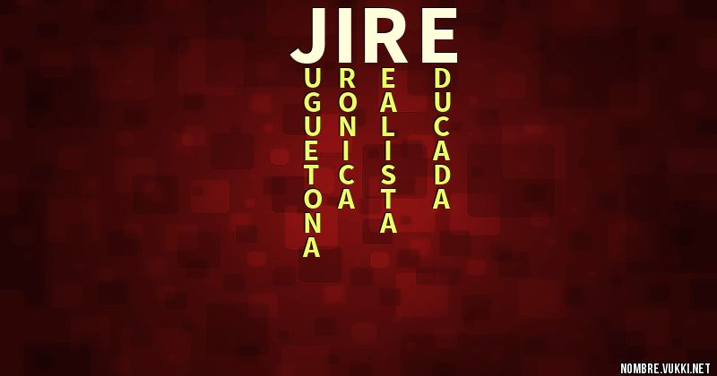 Acróstico jire