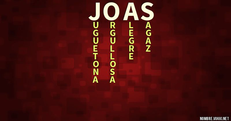 Acróstico joas