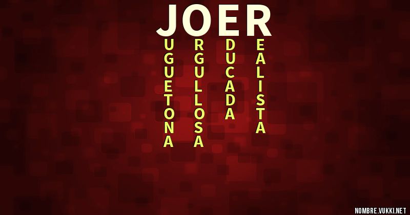 Qué significa joer
