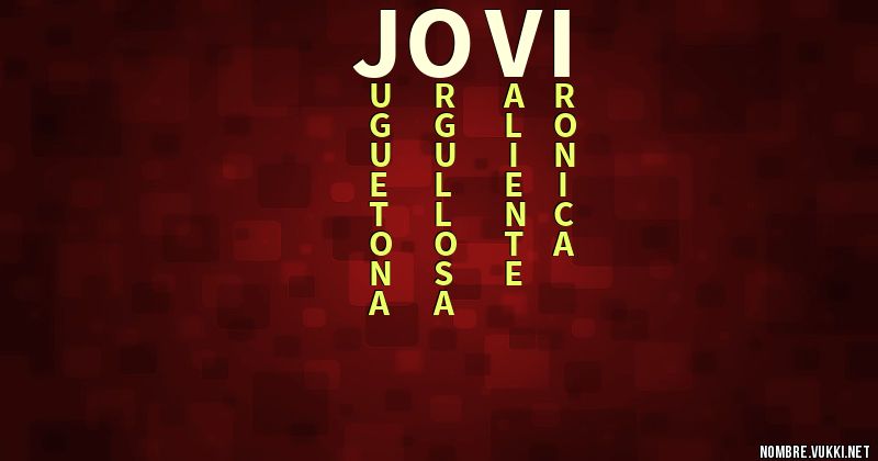 Acróstico jovi