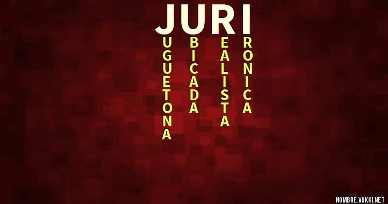 Acróstico juri