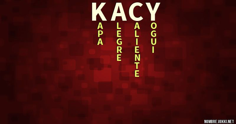 Acróstico kacy