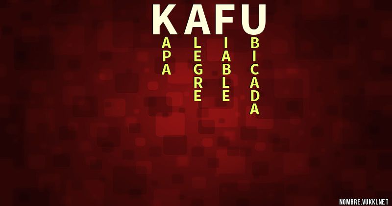 Acróstico kafu