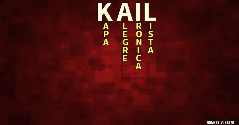 Acróstico kail
