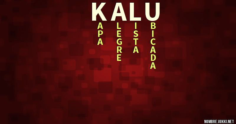 Acróstico kalú