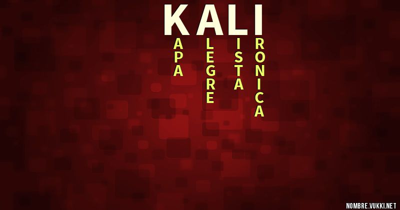 Acróstico kali