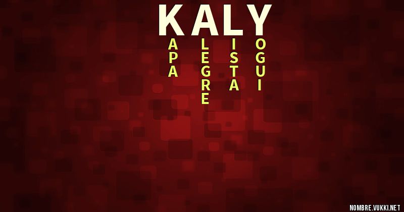 Acróstico kaly