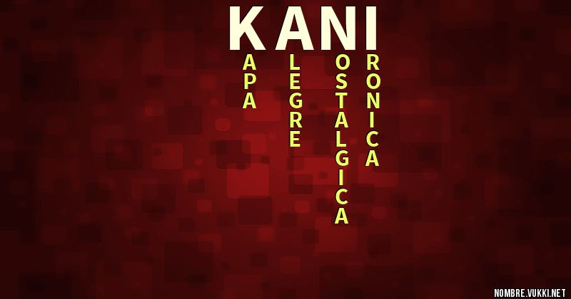 Acróstico kani
