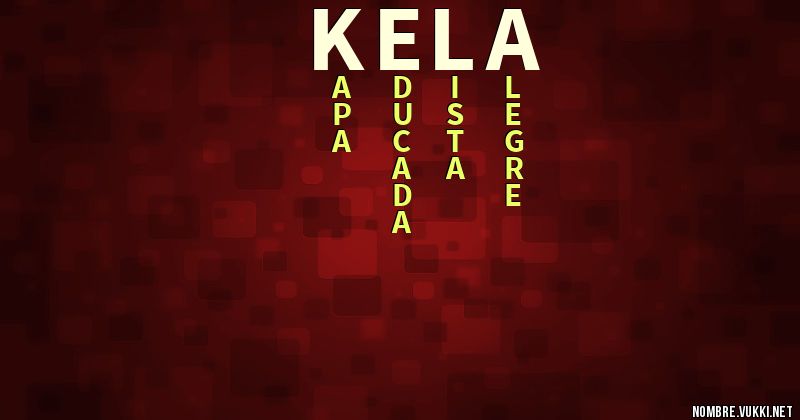 Acróstico kela
