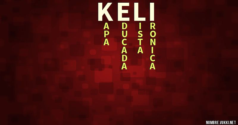 Acróstico keli