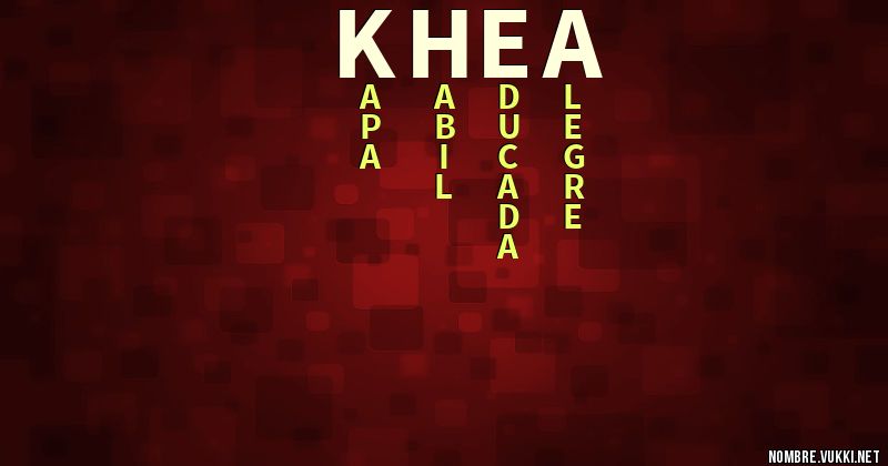 Acróstico khea