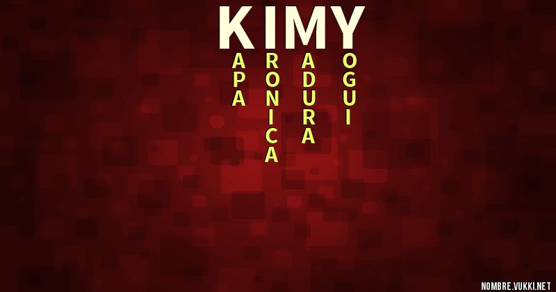 Acróstico kimy