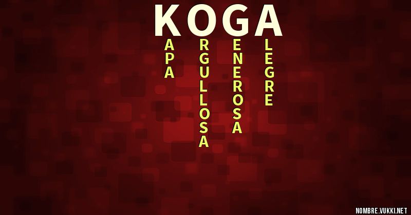 Acróstico koga