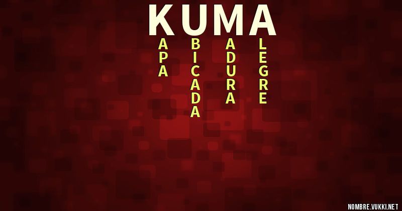 Acróstico kuma