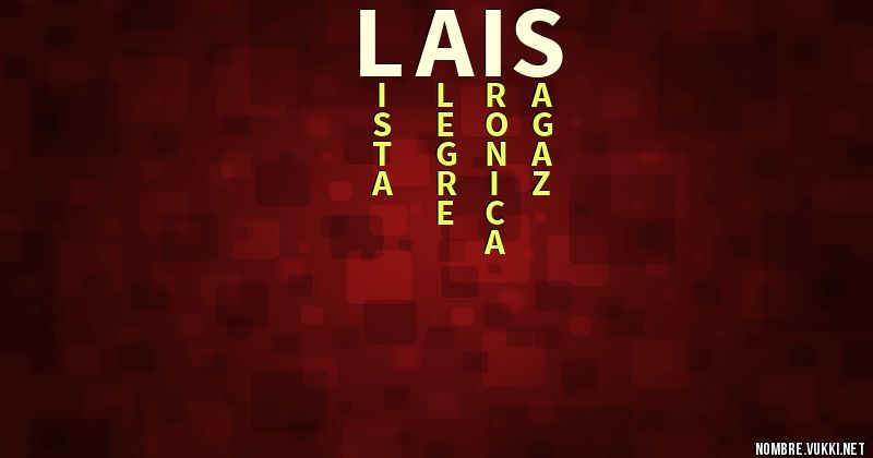 Acróstico lais