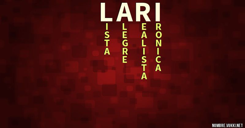 Acróstico lari