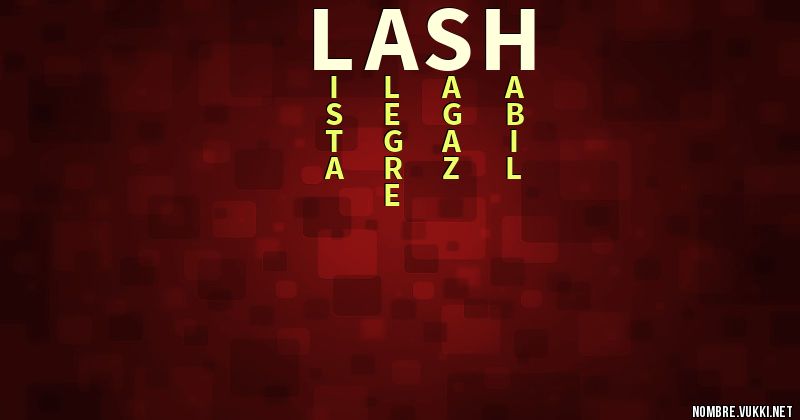 Acróstico lash