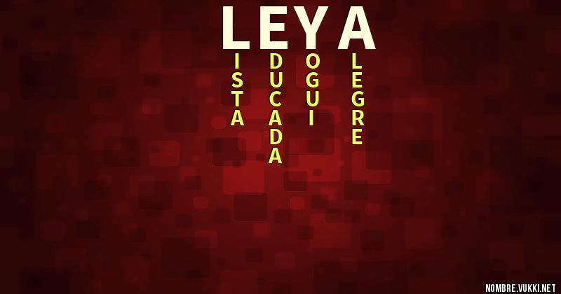 Acróstico leya