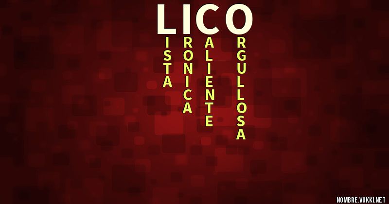 Acróstico lico