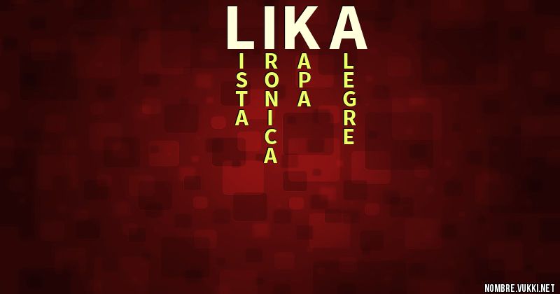 Acróstico lika