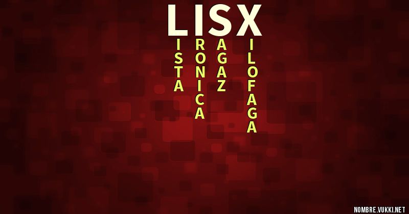 Acróstico lisx