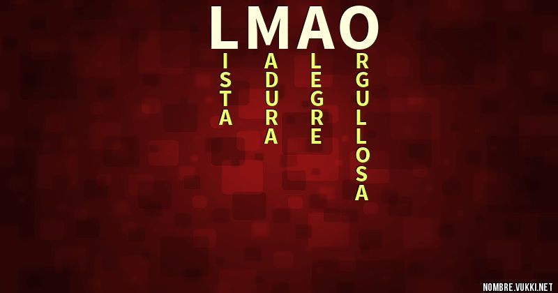 Acróstico lmao