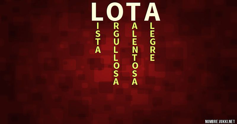 Acróstico lota