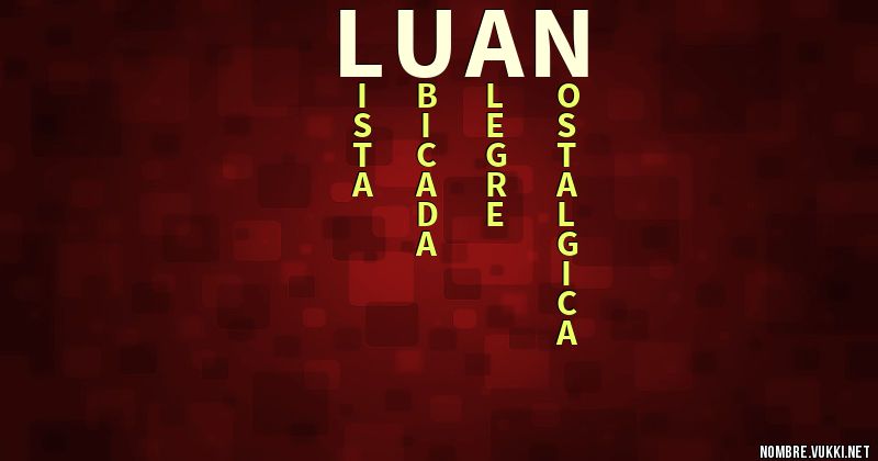 Acróstico luan