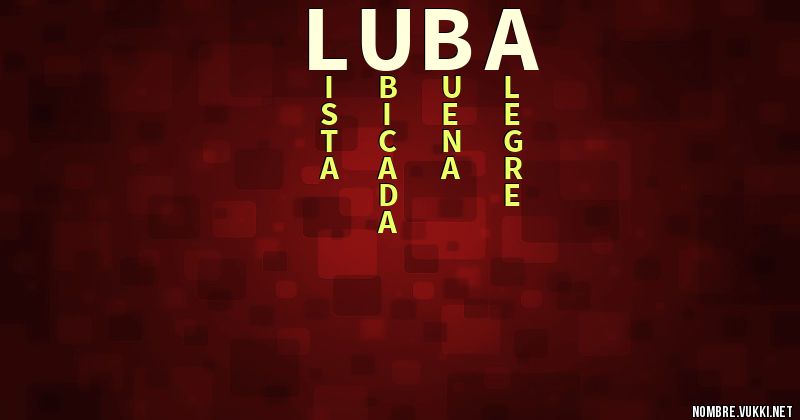 Acróstico luba