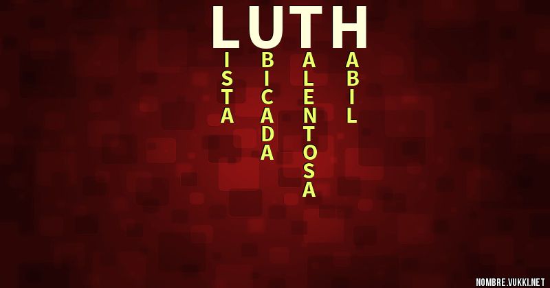 Acróstico luth
