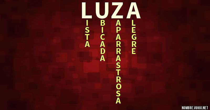 Acróstico luza