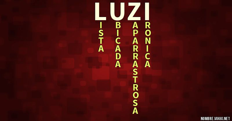 Acróstico luzi