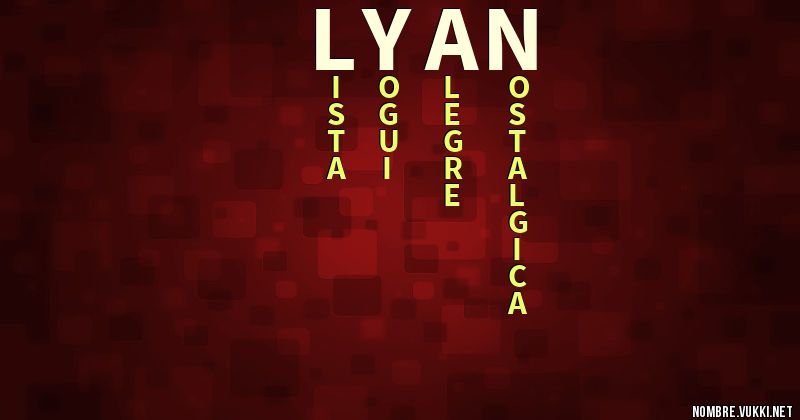 Acróstico lyan