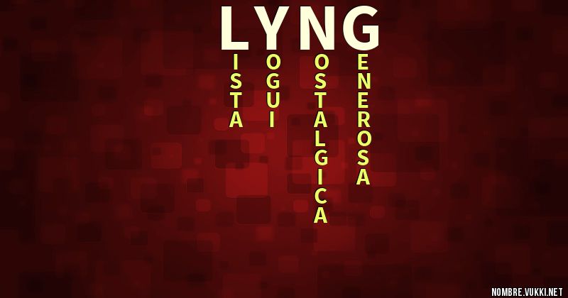 Acróstico lyng