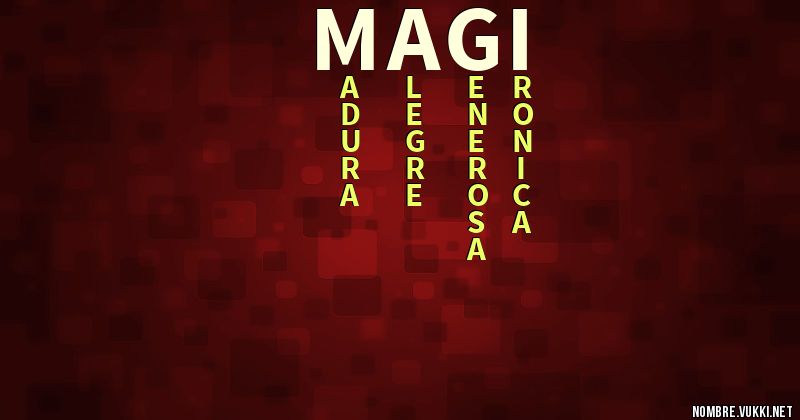 Acróstico magi
