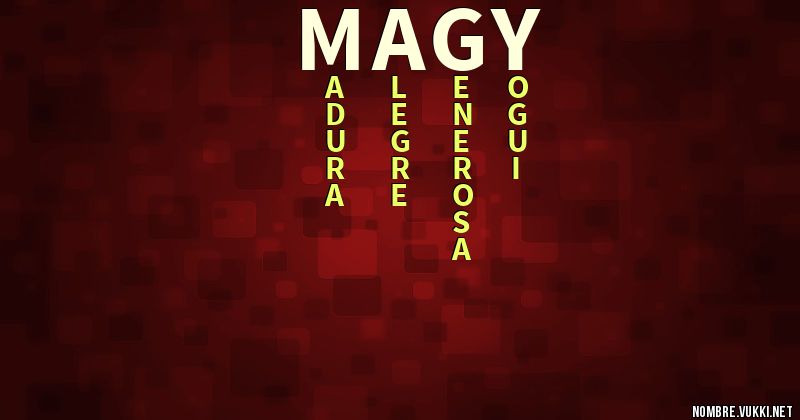 Acróstico magy