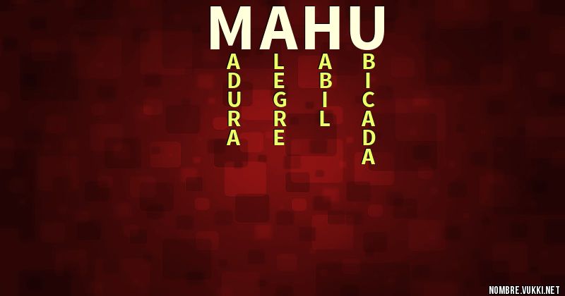 Acróstico mahu