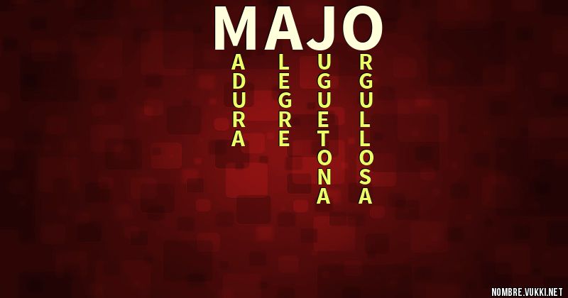 Acróstico majo