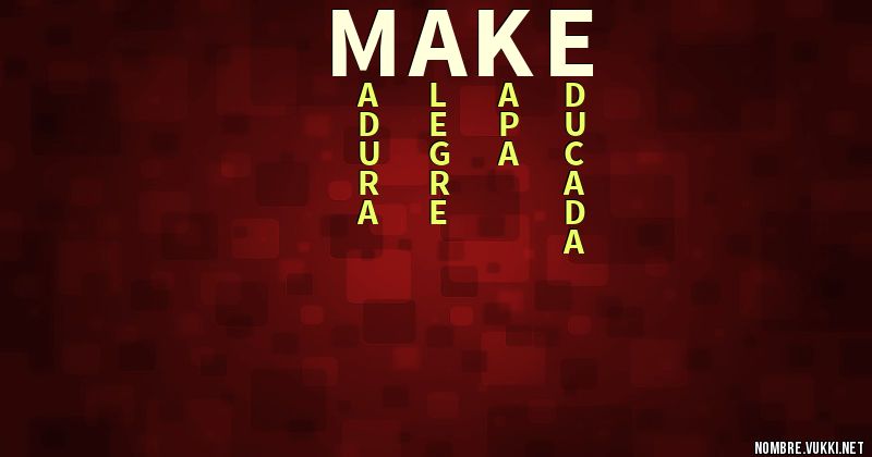 Acróstico make