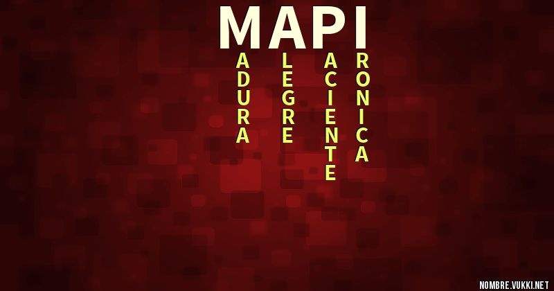 Acróstico mapi