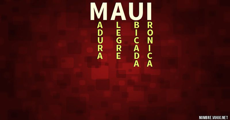 Acróstico maui