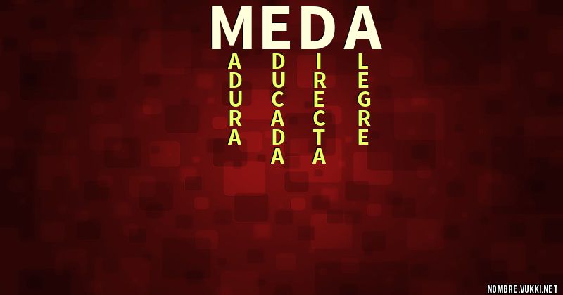 Acróstico meda