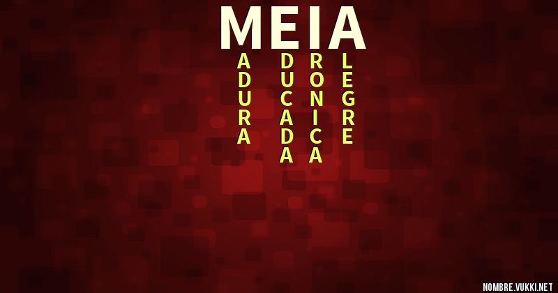 Acróstico meia