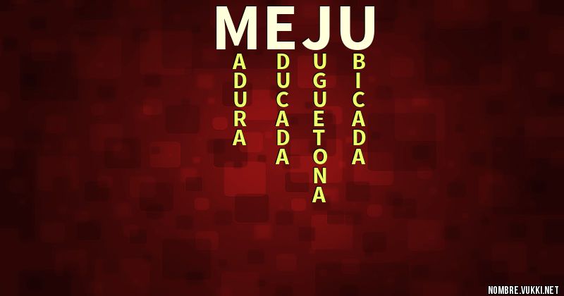 Acróstico meju