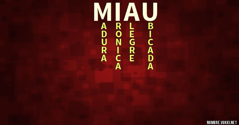 Acróstico miau