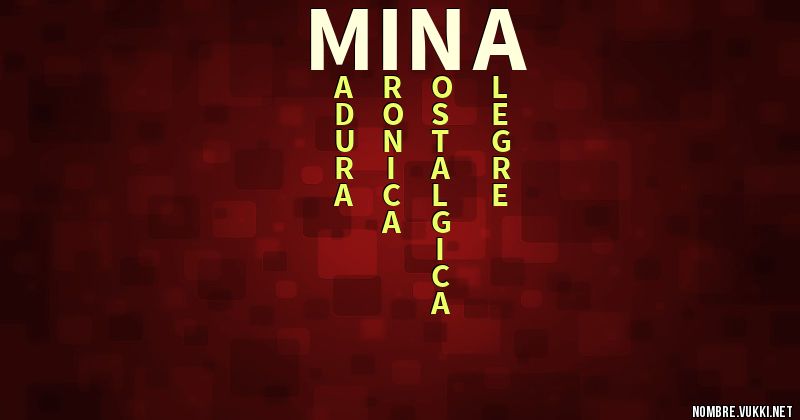 Acróstico mina