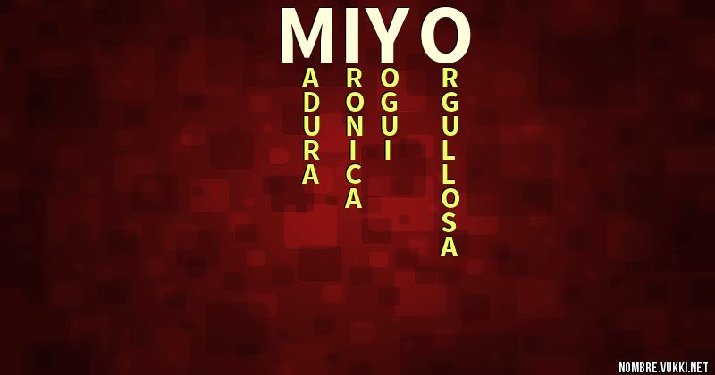 Acróstico miyo