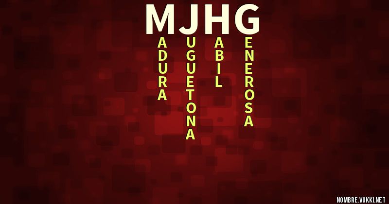 Acróstico mjhg